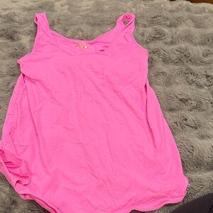 Lilly Pulitzer. Workout top with shelf bra.